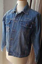 veste en jean coton bleue 
