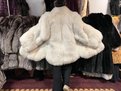 Manteau fourrure renard - en,