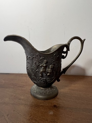 Ancien pichet métal - ancien,