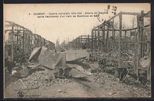 CPA Jeumont, Débris de wagons après l´explosion d´un train de munitions en gare 