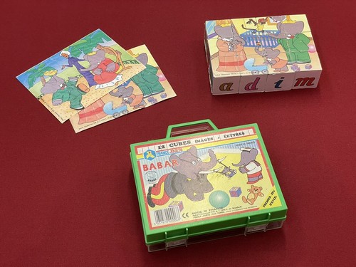 Jouet ancien babar puzzles - jouet,