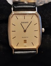 Montre "Tissot" plaquée or à