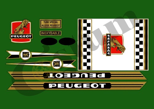 Peug302 stickers decals - stickers,