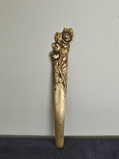 Ancien Coupe Papier Ouvre Lettre en Bronze Signé Henri Rischmann