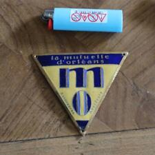 ancienne plaque publicitaire emaillée  MUTUELLE D' ORLEANS ASSURANCES ACCIDENTS