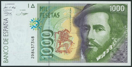 1000 pesetas octobre - octobre, 1992