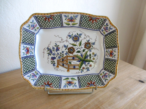 Plat rectangle faience - rectangle,