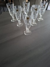 6 verre flute a champagne en cristal d'arques modele Rambouillet