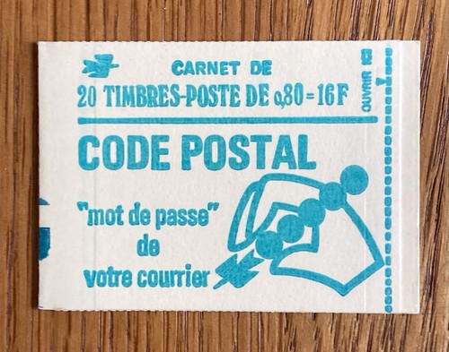 France carnet type - marianne, de