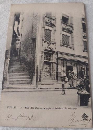 Carte postale villes tulle - carte,