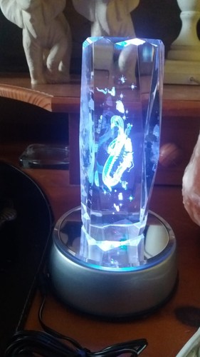 Figurine cristal laser - cristal,