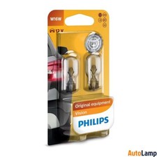 PHILIPS W16W Vision Feu arriere Intérieur signalisation 12067B2 SET