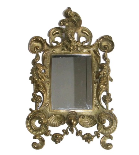 04j35 ancien miroir bronze - 04j35, en