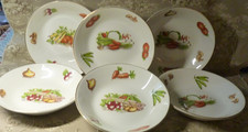 6 Assiettes creuses Moulin des