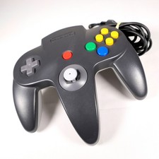 Manette Pad Controller Nintendo 64 N64 Officiel NUS-005 Black Grey Semi HS Jap 1