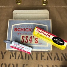 1 CHARGEUR DE 4 LAMES DE RASOIR AMÉRICAIN " SCHICK CUSTOM "