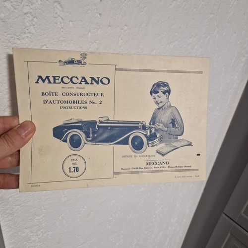 Meccano hornby 1938 notice - meccano/hornby,
