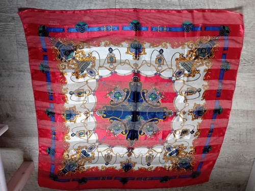 Foulard versace 88x85 - foulard, cm,soie