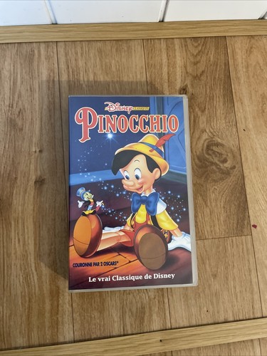 Vhs pinocchio walt - pinocchio, disney