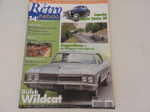 Revue retro hebdo buick - revue,