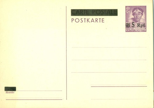 Luxembourg 1940 postal - 1940,