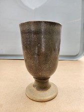 Gobelet grès émaillé “Paris Céram Grand Feu” – 10 cm – vintage vaisselle verre