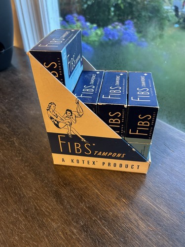 Vintage 1940s fibs tampons - 1940s,