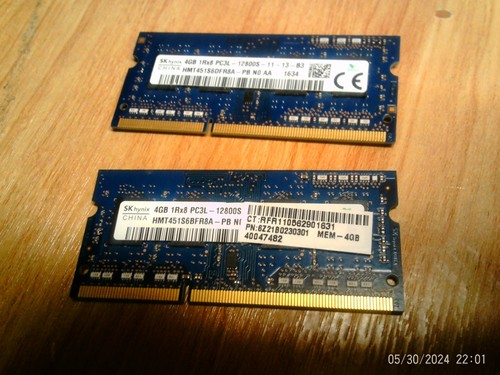 Hynix 2rx8 ddr3 1600 - 2x,