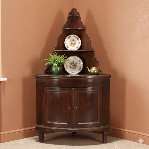 Meuble angle ancien - d'angle,