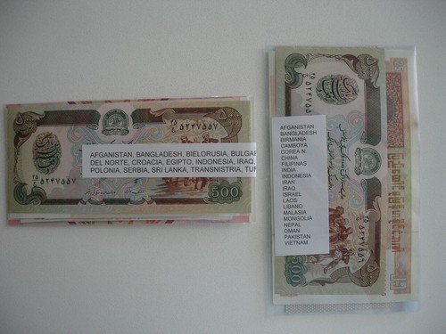 100 billets différents - , du