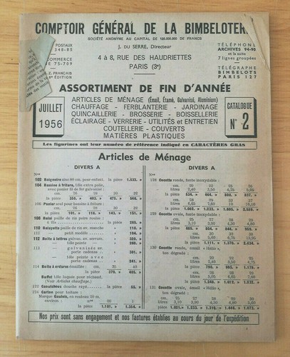 Catalogue magasin comptoir - catalogue,
