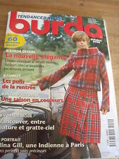MAGAZINE BURDA TENDANCES TAILLEUR CHIC ET LAVALLIERE   OCTOBRE  2000