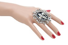 Bague En Métal Argenté Pour