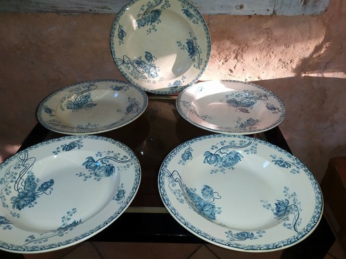 Assiettes creuses royat - assiettes,