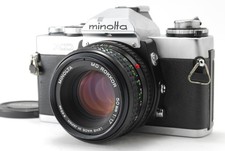 🌸[NEAR MINT] Minolta XD Silver SLR 35mm Film Camera MD Rokor 50mm f/1.7 JAPAN