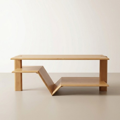 Table basse zig - table, vintage