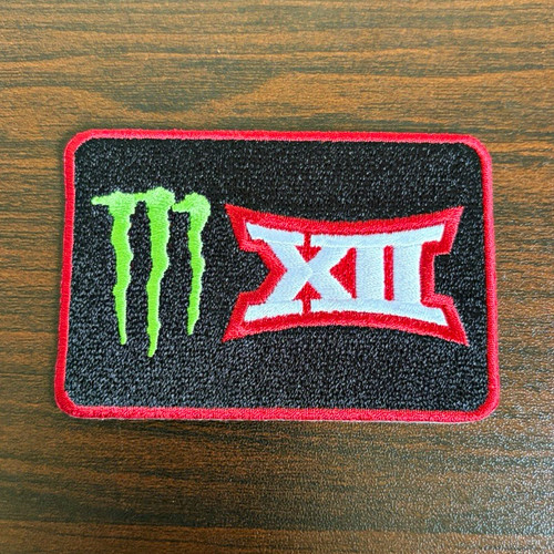 Monster energy red embroidered - red,