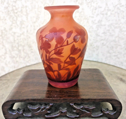 Vase galle miniature rose - miniature,