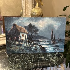 Tableau Huile Sur Panneau