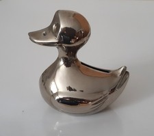 TIRELIRE CANARD VINTAGE METAL