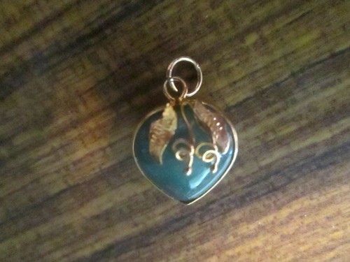 Pendentif forme coeur en - pendentif,