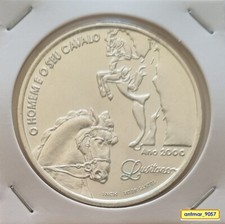 Portugal 1000 Escudos 2000 - Argent - CHEVAL - Cavalo - HORSE - Silver - * UNC *