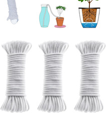 Self Watering Capillary Wick Cord Vacation Plant Sitter 150 Feet 1/4 Inch