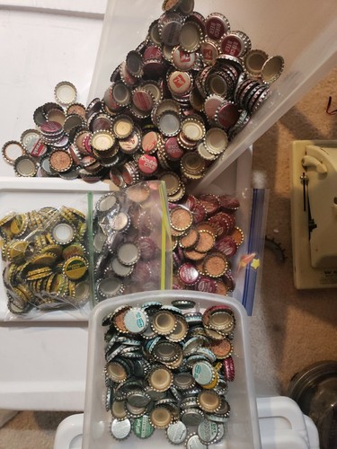 1000 bottle caps lot - 1000,