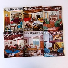 Lot 6 revues anciennes Art et décoration -de la maison N°111-112-120-121-123-125