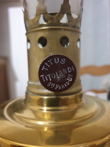 Ancienne lampe petrole en - ancienne,