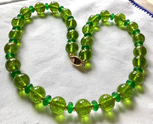 Collier perles verre de - 🌟collier,