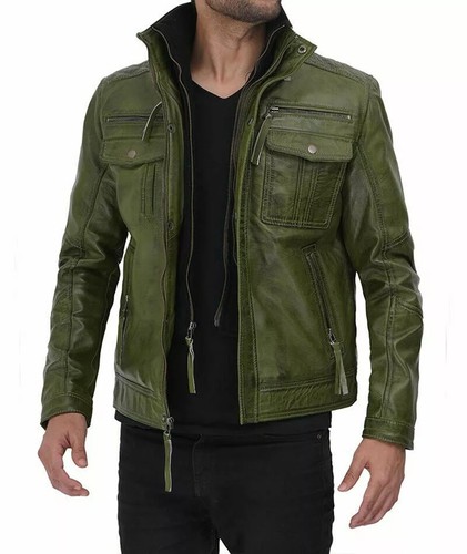 Veste motard vintage - motard,