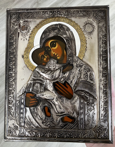 Ancienne icone tempera - icone,