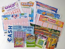 Lot de 6 tickets de jeu et 6